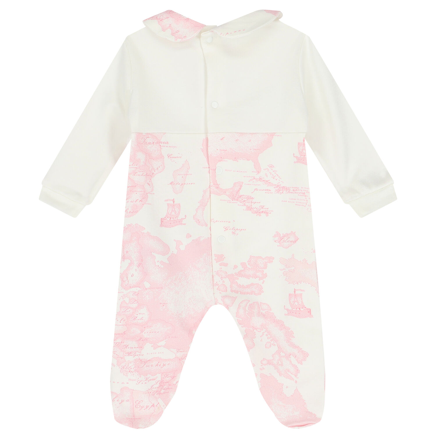 طقم أفرول بطبعة خريطة باللون العاجي والبيج, 3, hi-res