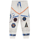 Boys Grey Astronaut Joggers, 1, hi-res