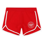 Girls Red Logo Shorts, 1, hi-res