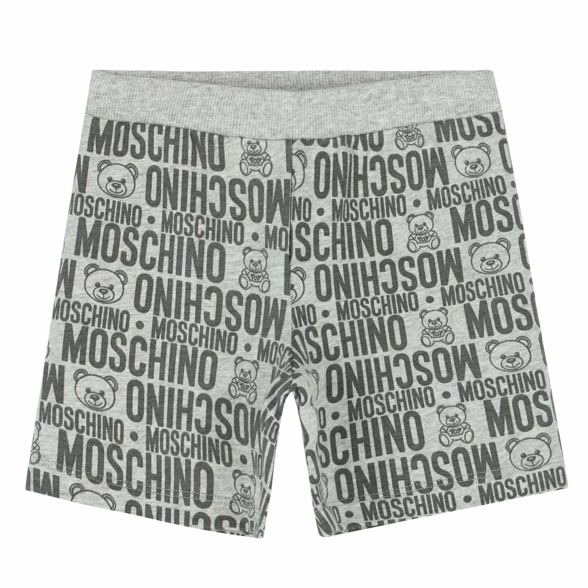 Grey 2024 moschino shorts