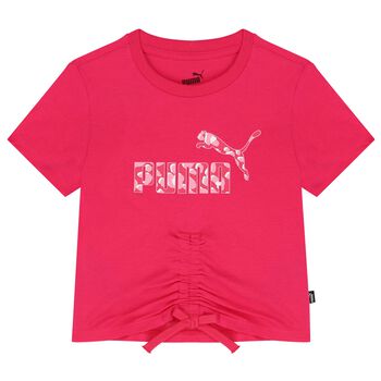 Girls Pink Logo T-Shirt