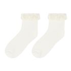 Girls Ivory & Gold Socks (2 Pack), 2, hi-res