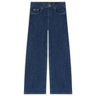 Girls Blue Embellished Denim Jeans, 1, hi-res