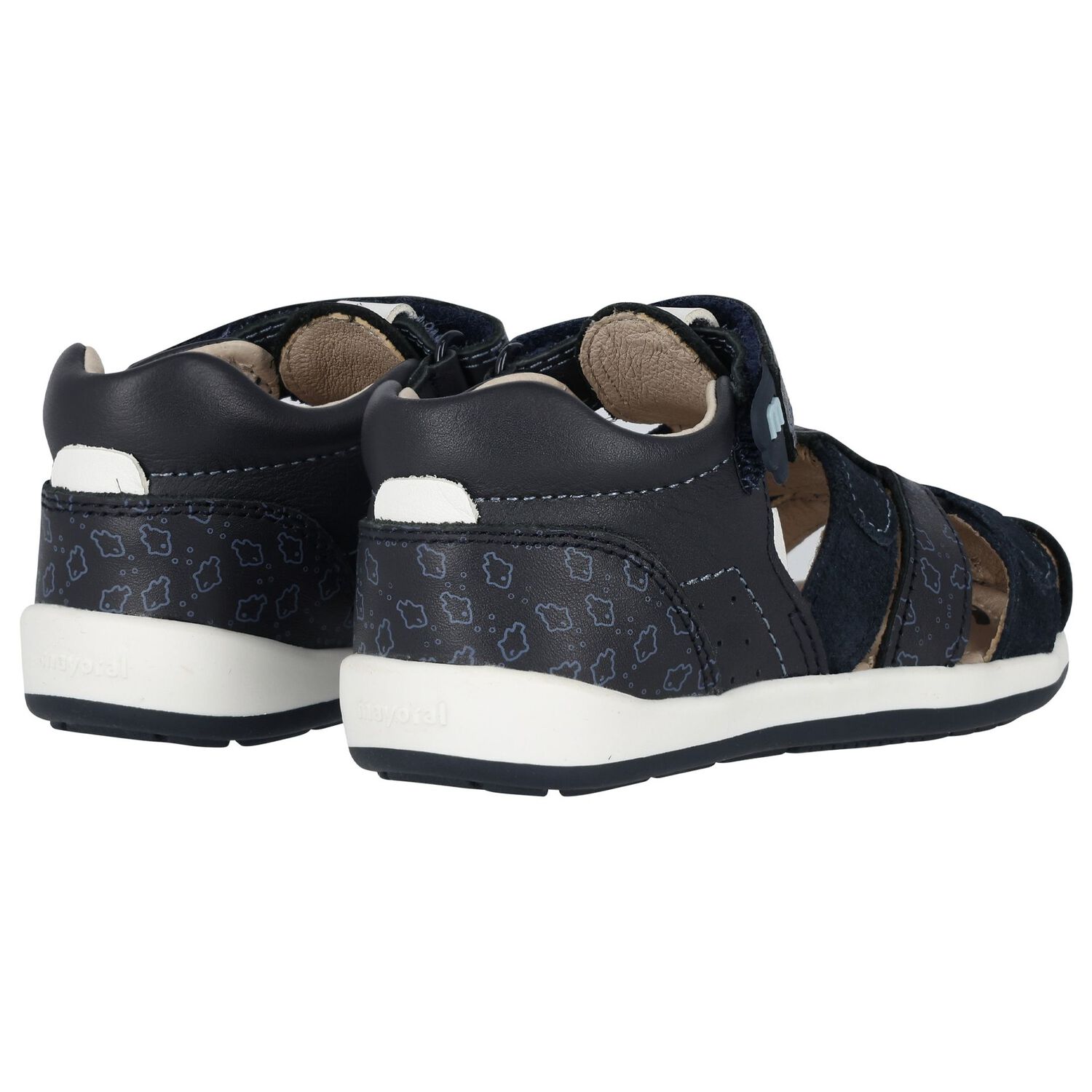 Younger Boys Navy Blue Sandals, 3, hi-res image number null