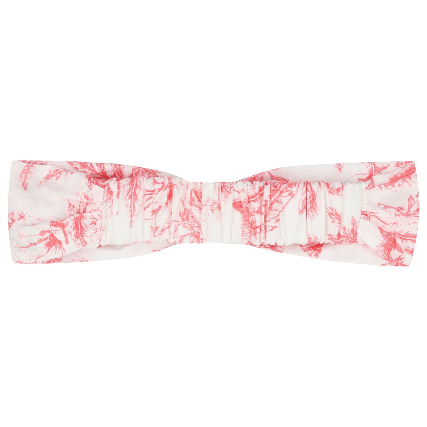 Baby Girls White & Red Floral Headband, 1, hi-res image number null