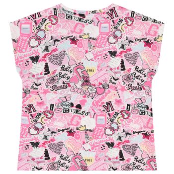 Girls Pink Logo T-Shirt