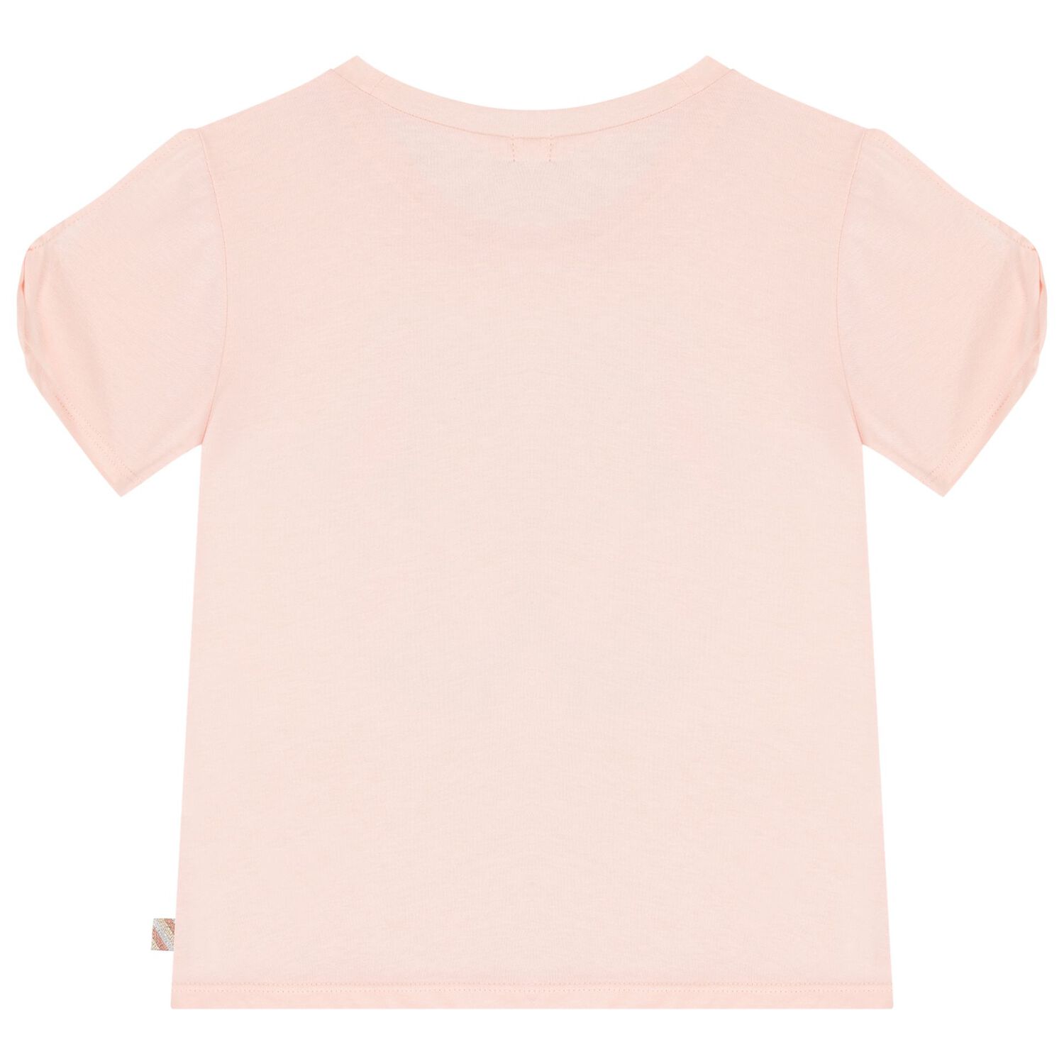 Girls Pink Butterfly Sequin T-Shirt, 1, hi-res image number null