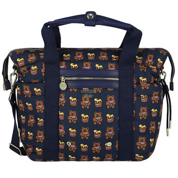 Navy Logo Baby Changing Bag