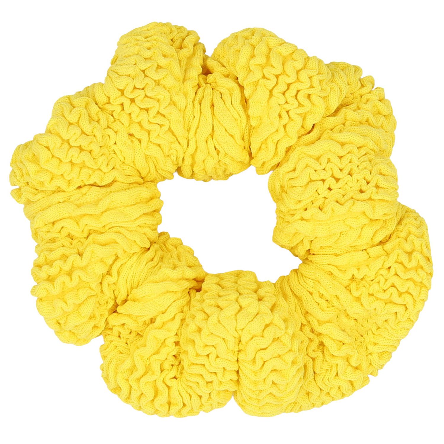 Girls Green, Yellow & Blue Crinkle Scrunchies ( 3 Pack ) , 1, hi-res
