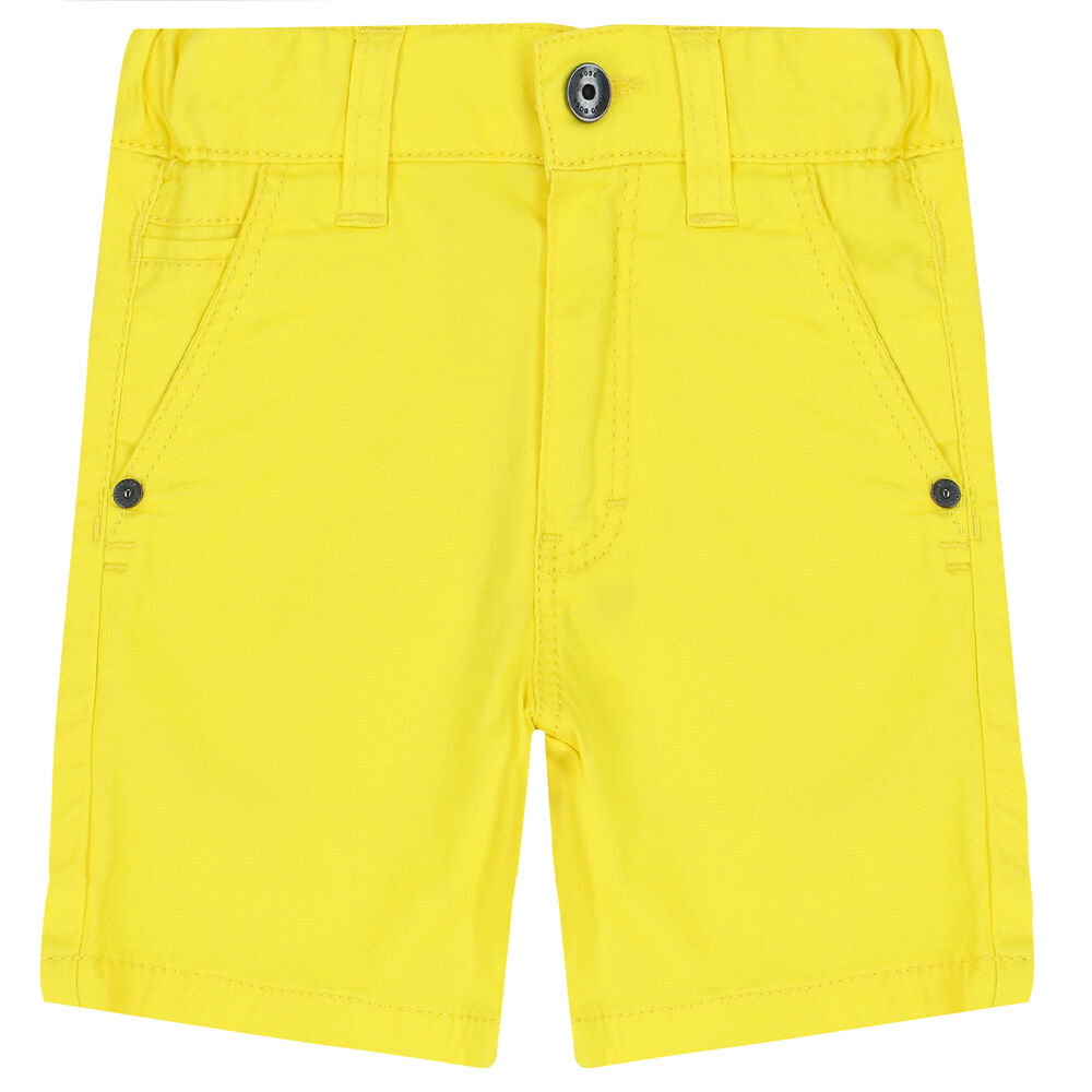 BOSS Younger Boys Yellow Shorts Junior Couture UAE