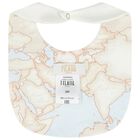 Baby Boys Beige & Blue Geo Map Babygrow Gift Set, 2, hi-res