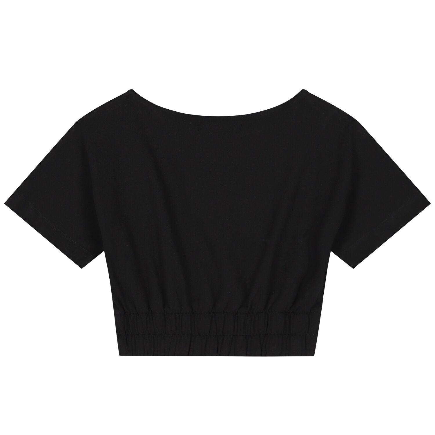 Girls Black Logo Top, 2, hi-res image number null