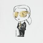 Girls Mini Me White Ikonik T-Shirt, 2, hi-res