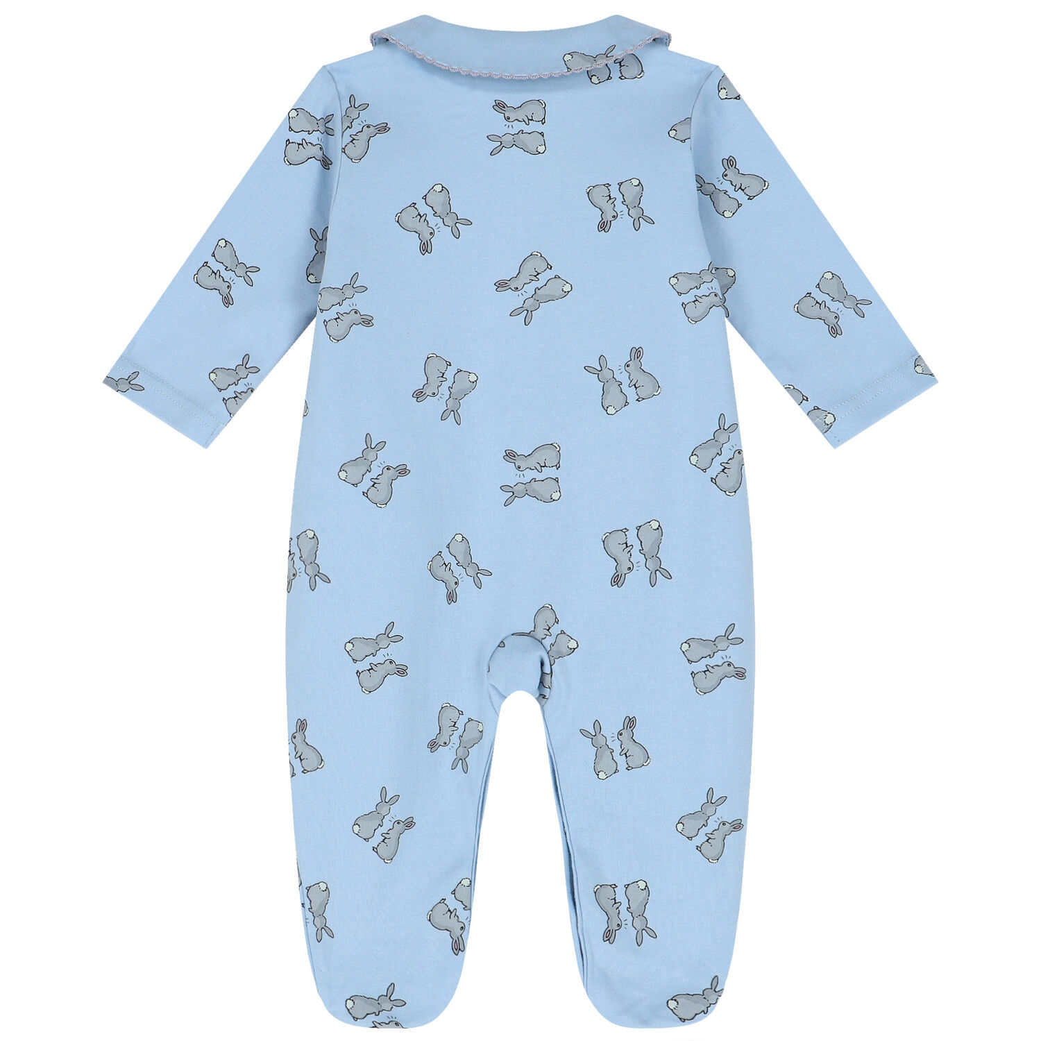 Baby Boys Blue Bunny Babygrow, 2, hi-res image number null
