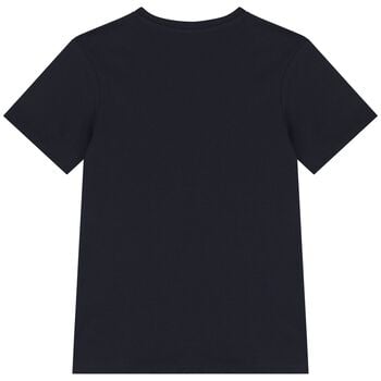 تي شيرت أولاد بشعار دب تيدي باللون الكحلى