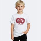 Boys White Logo T-Shirt, 3, hi-res