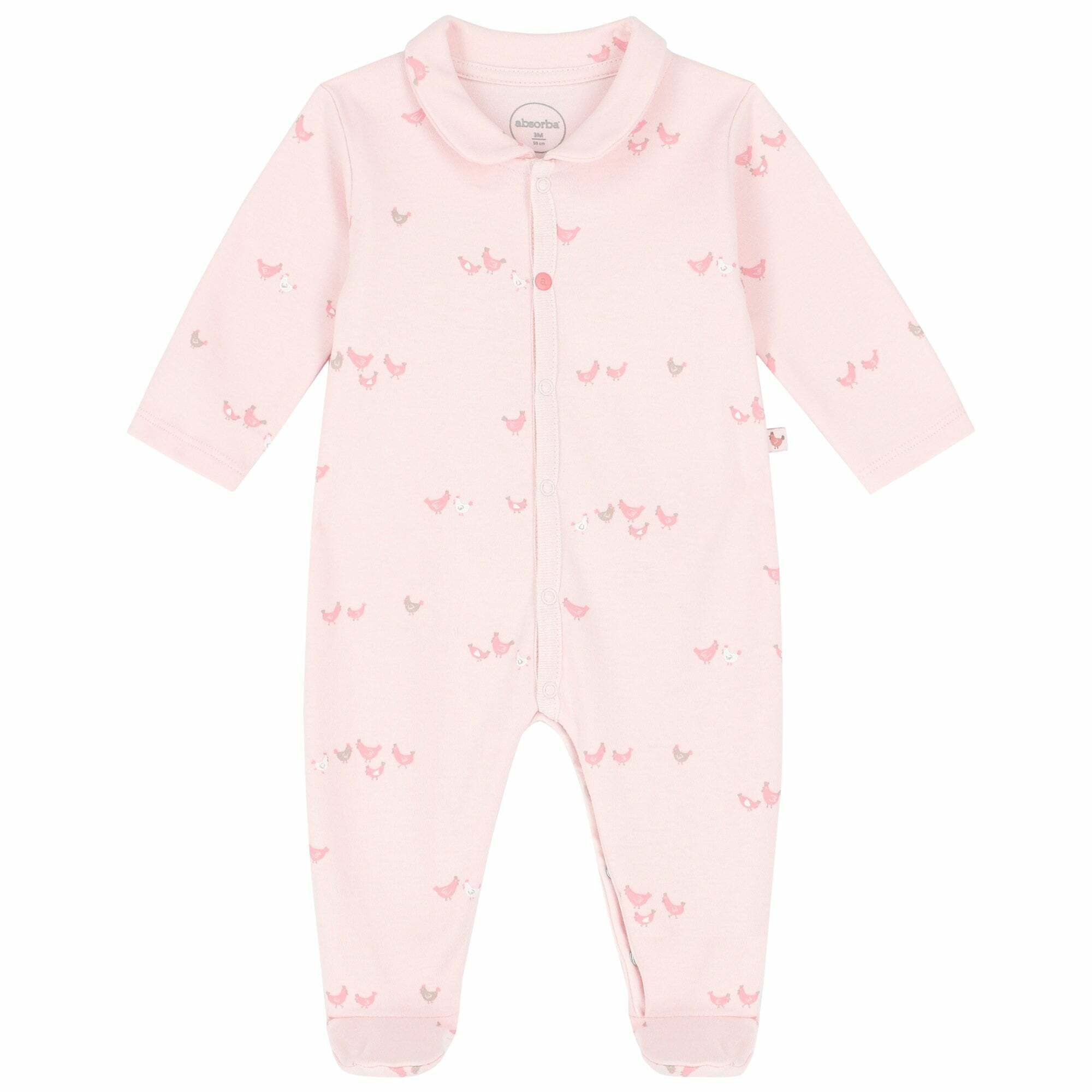 Cotton top baby grow