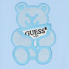 Baby Boys Blue Teddy Bear Babygrow, 2, hi-res