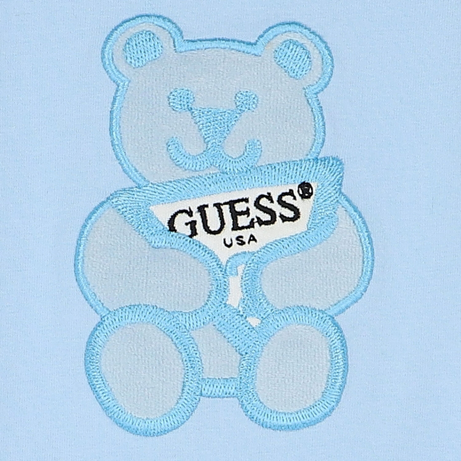Baby Boys Blue Teddy Bear Babygrow, 2, hi-res image number null