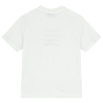 Boys White Logo T-Shirt