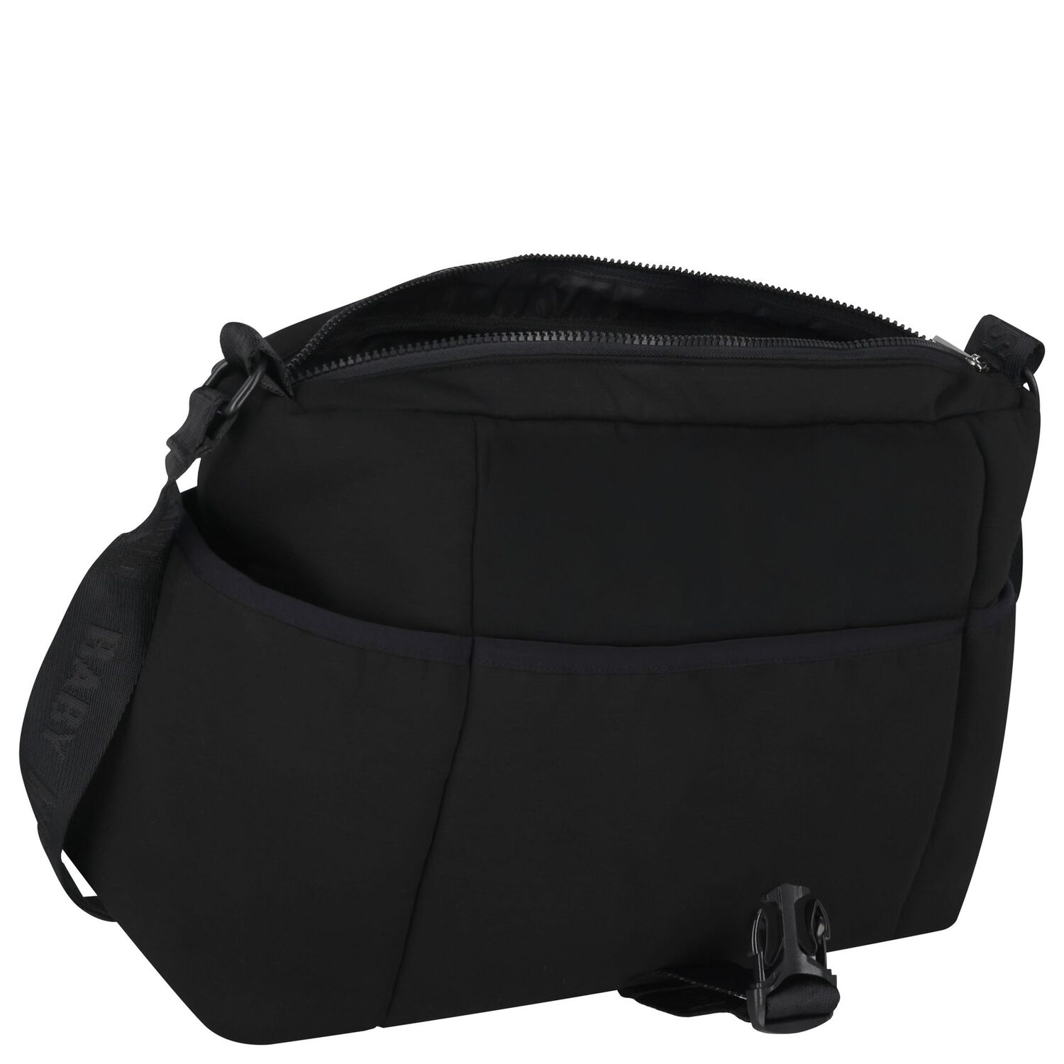 حقيبه تغيير حفاضات بالشعار بطبعه تيدى بير باللون الاسود , 1, hi-res