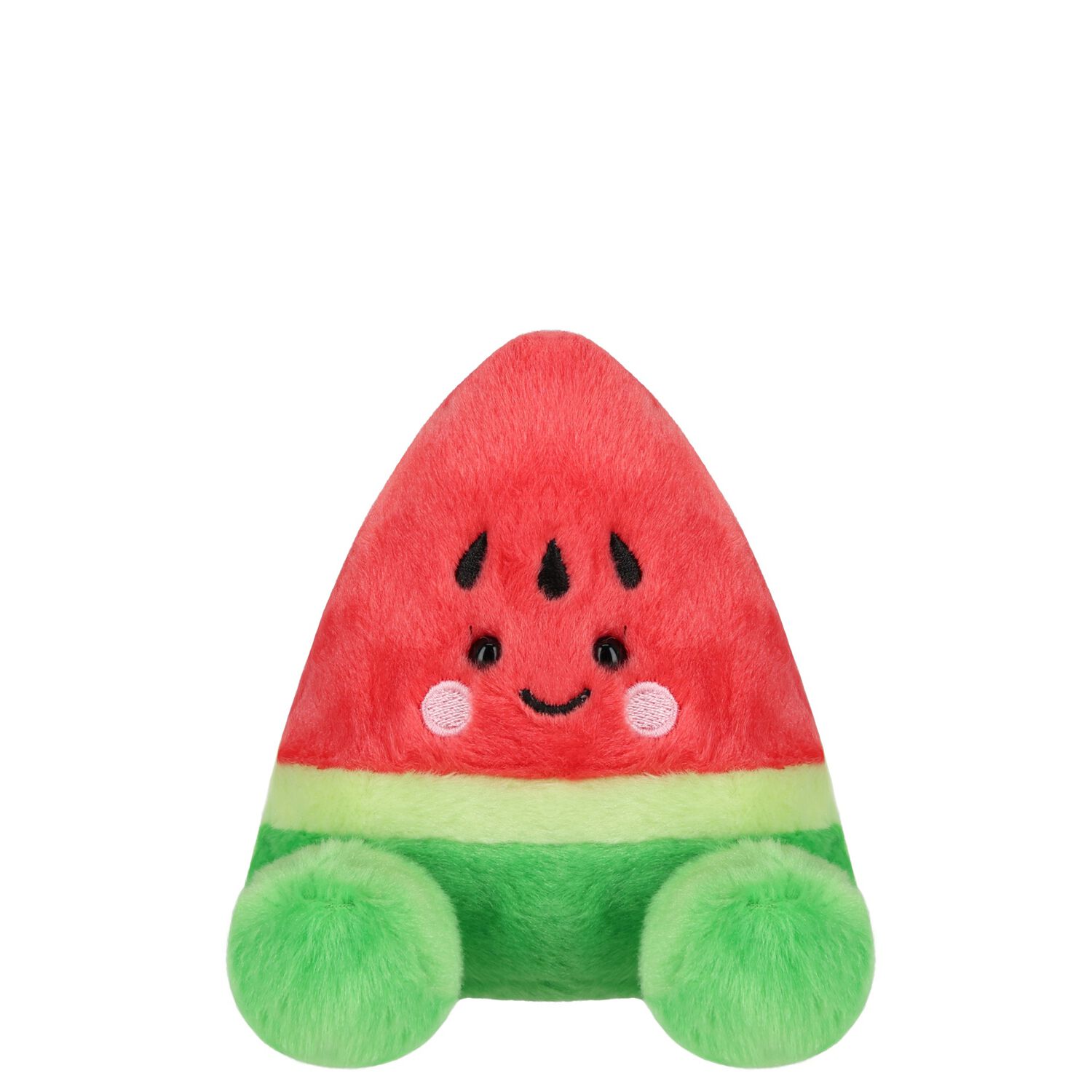 Palm Pals Red & Green Sandy Watermelon Soft Toy ( 13CM ), 1, hi-res