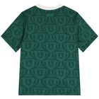 Boys Green Logo Disney T-Shirt, 1, hi-res
