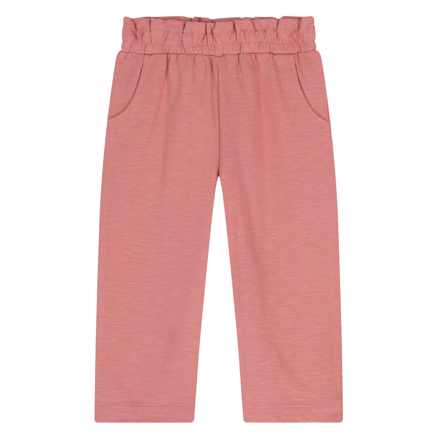 طقم رياضي للبنات باللونين العاجي والوردي (3 قطع), 2, hi-res