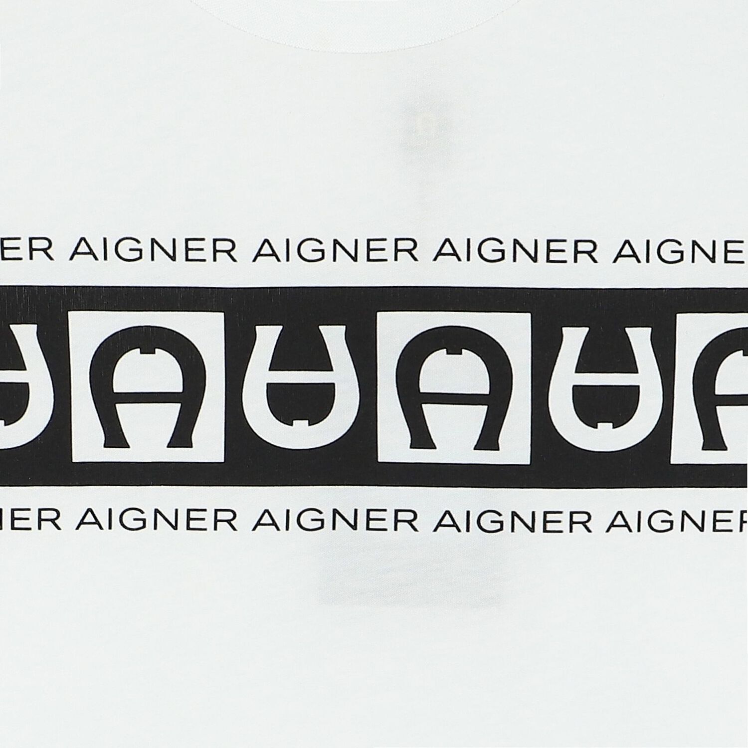 تيشيرت أولاد بالشعار باللون الأبيض, 1, hi-res