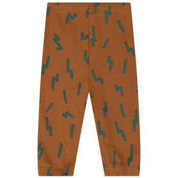 Younger Boys Brown Joggers