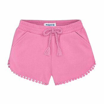 Girls Light Pink Shorts