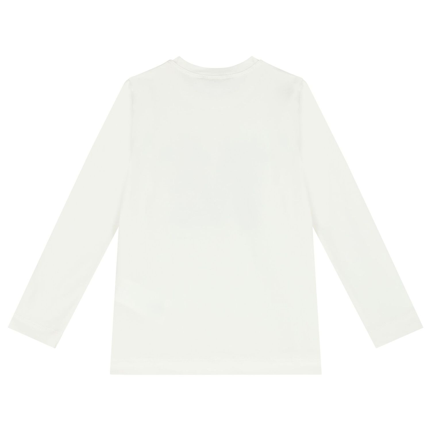 Girls Ivory Diamante Long Sleeve Top, 1, hi-res image number null