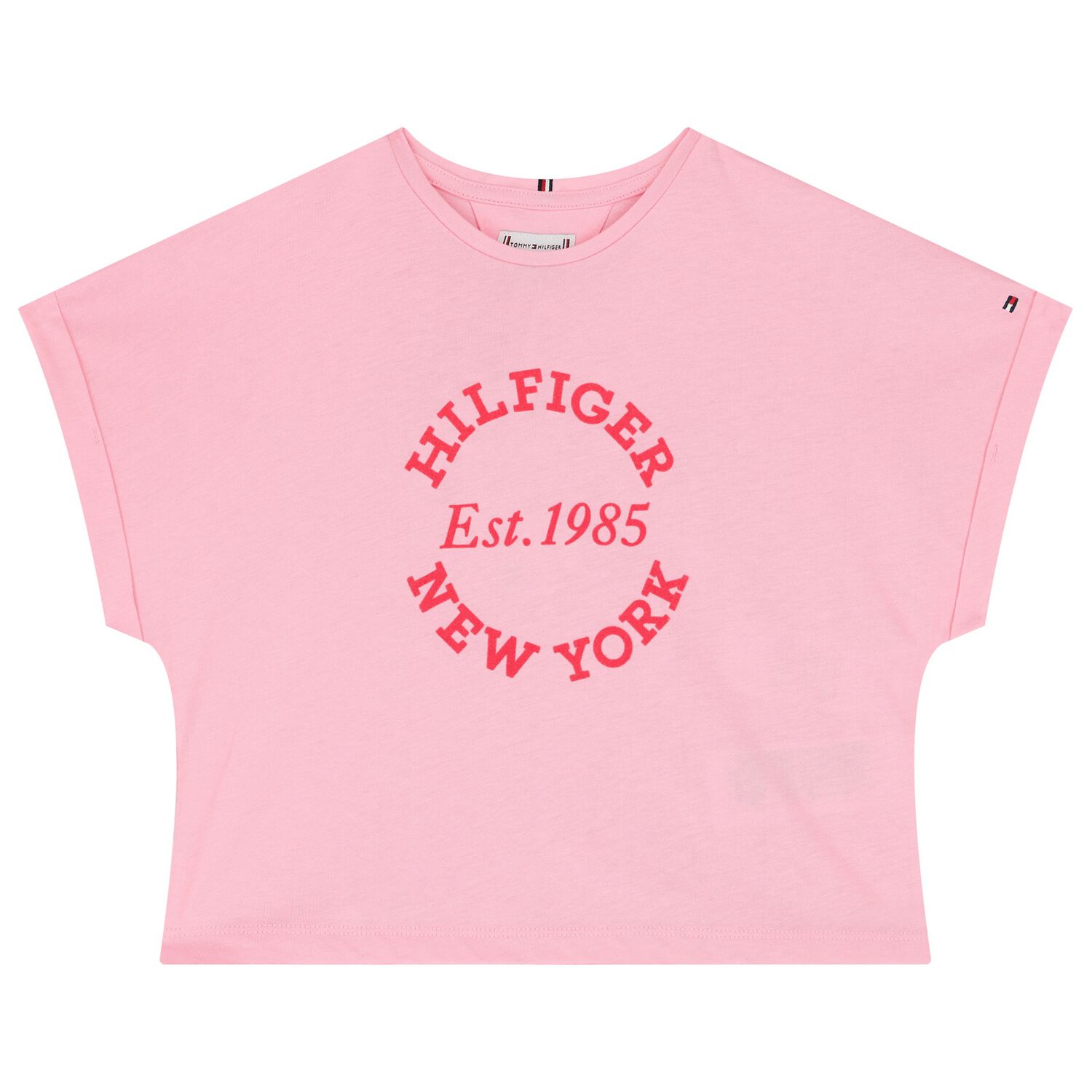 Girls Pink Logo T-Shirt, 1, hi-res image number null