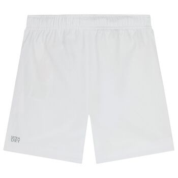 Boys White Logo Shorts