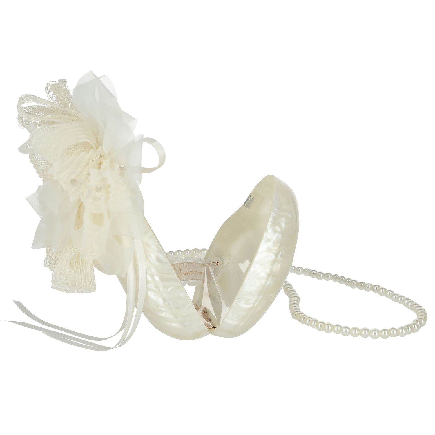 حقيبه يد للبنات مزينه بشكل قلب من اللؤلؤ , 1, hi-res