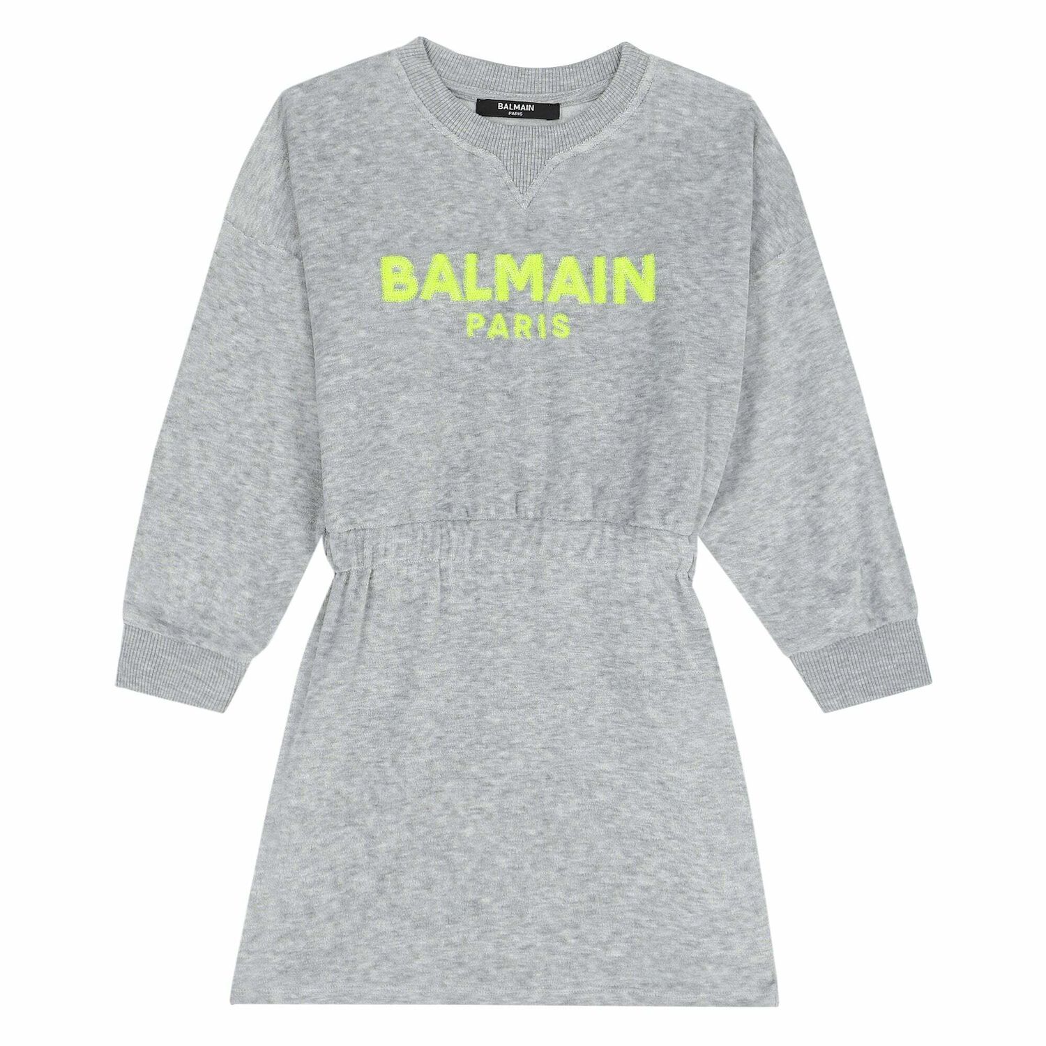 Girls Grey Logo Dress, 1, hi-res image number null