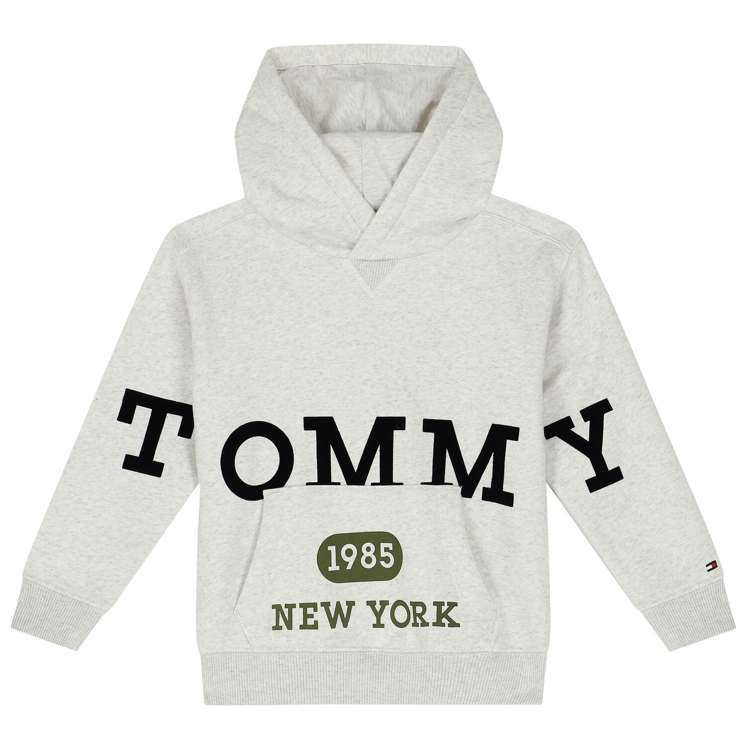 Boys Ivory Logo Hooded Top, 1, hi-res image number null