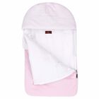 مدس أطفال بالشعار باللون الزهرى والأبيض للبنات, 2, hi-res