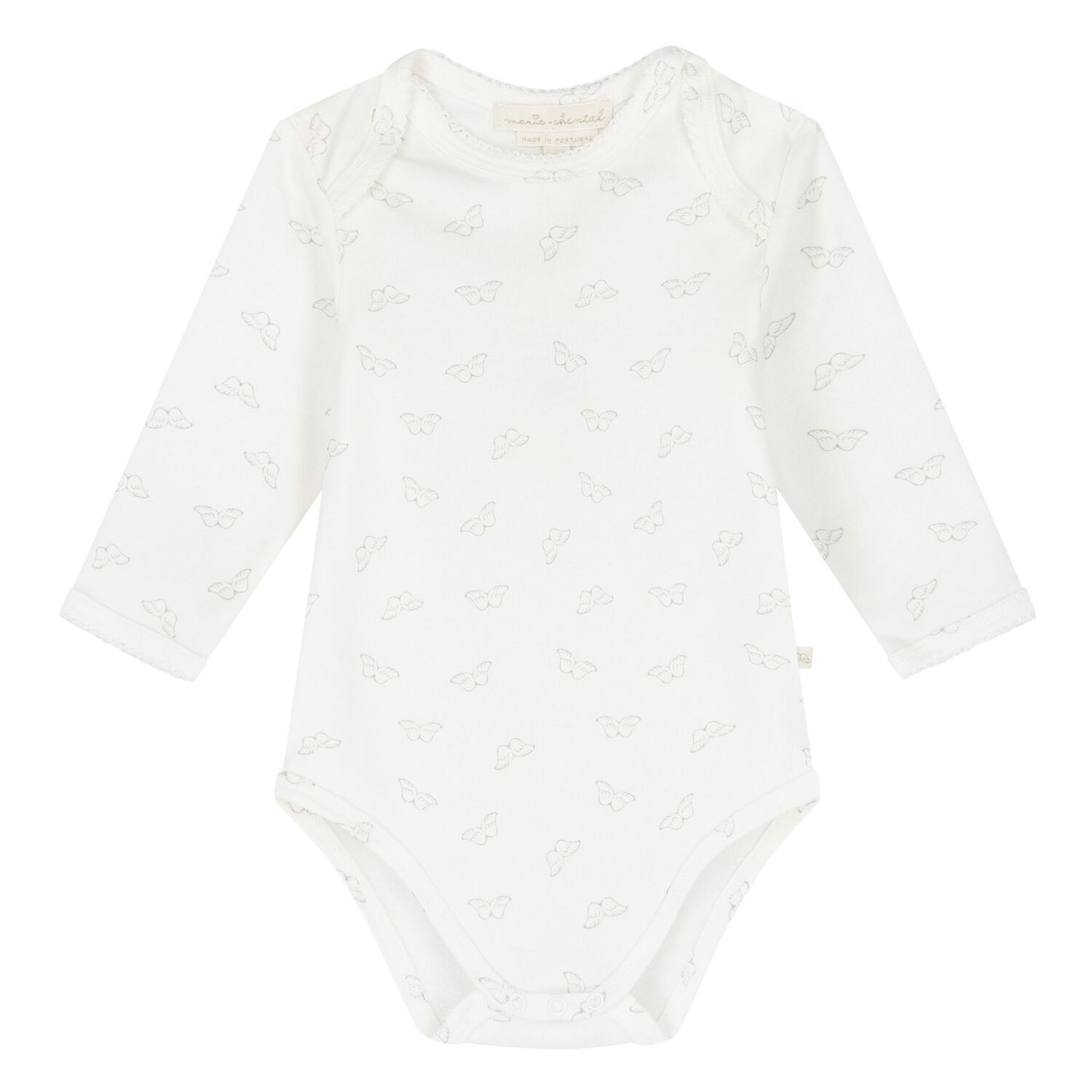 White Angel Wings Romper Gift Set, 1, hi-res image number null