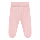 Baby Girls Pink Floral Motif 2 Piece Babygrow, 1, hi-res