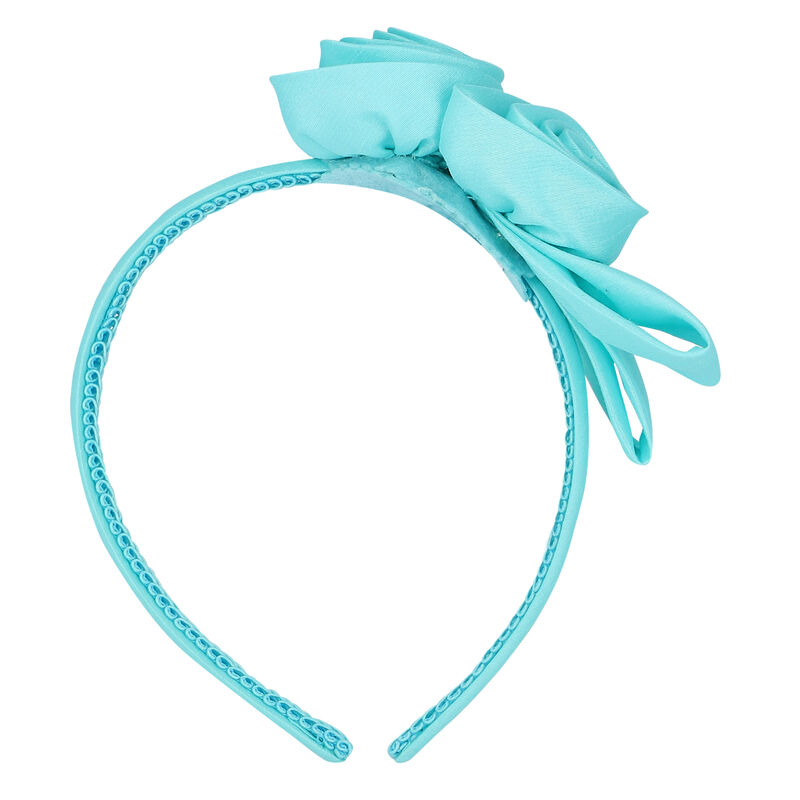 Girls Blue Floral Hairband, 2, hi-res image number null