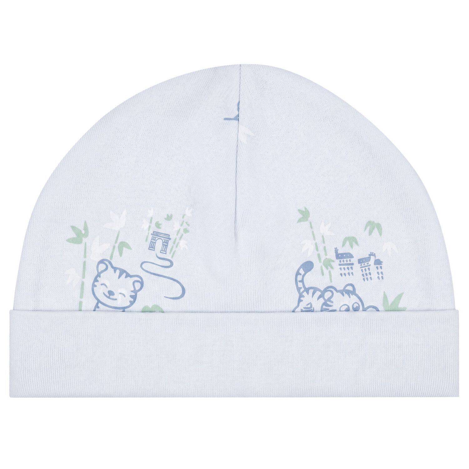 Baby Boys Blue Tiger Babygrow Gift Set, 1, hi-res