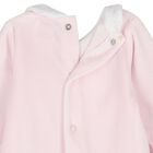 Baby Girls Pink Heart Babygrow, 1, hi-res