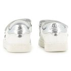 Girls White Choupette Leather Trainers, 1, hi-res