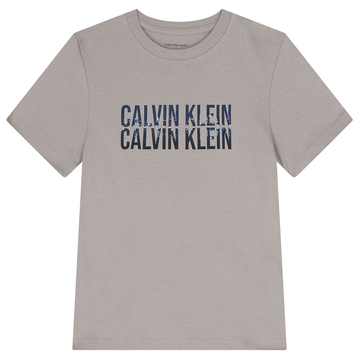 Boys Grey Logo T-Shirt, 2, hi-res image number null