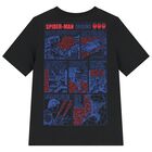 Boys Black Marvel T-Shirt, 1, hi-res