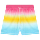 Girls Multi-Colored Ombre Shorts, 1, hi-res
