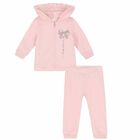 Baby Girls Pink Tracksuit, 1, hi-res