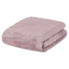 Baby Girls Purple & Ivory Pom Pom Blanket, 2, hi-res