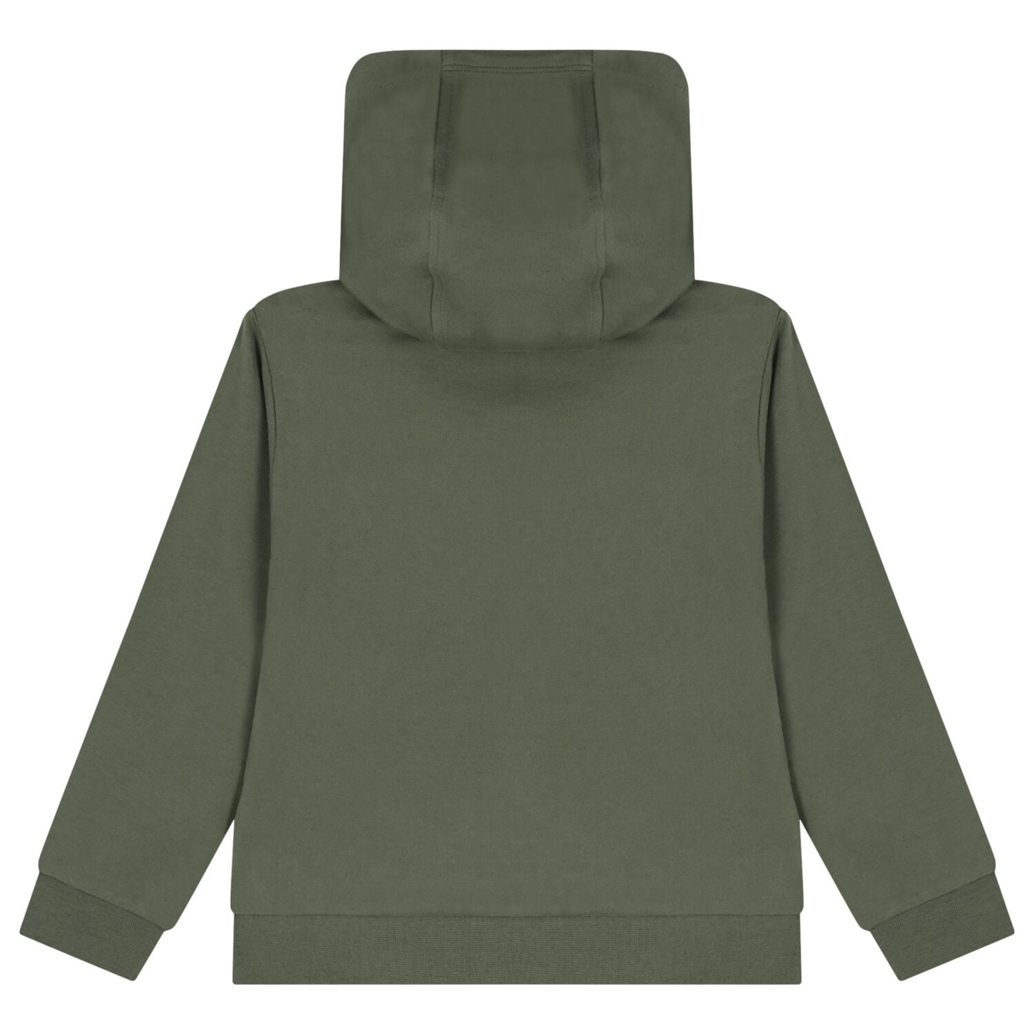 Boys Green Logo Hooded Top, 5, hi-res